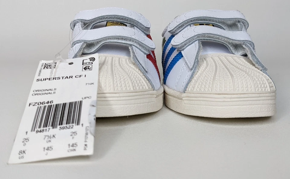 adidas Superstar CF I Star Wars Darth Vader & Yoda FZ0646  -TODDLER SIZE 8 -NEW  - Image 2 of 4