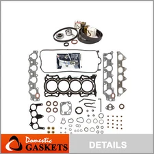Head Gasket Set Timing Belt Kit Fit 98-02 Acura Isuzu Honda CL 2.3L SOHC 16v