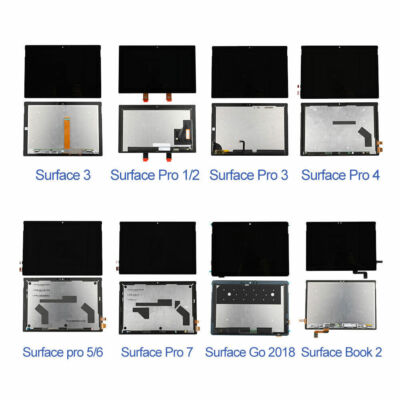 LCD Touch Screen Display For Microsoft Surface Pro 1 2 3 4 5 6 7 Go Book 2 X Lot