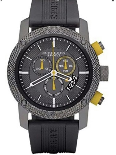 burberry bu7713 chronograph sports mens endurance watch