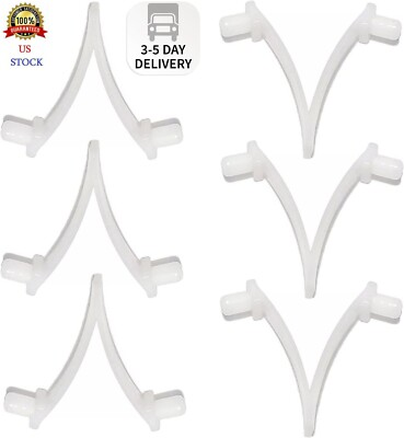 #ad ATIE Butterfly Pool Clips 6 Pack Attachment Clips for Swimming Pool Brush Ski