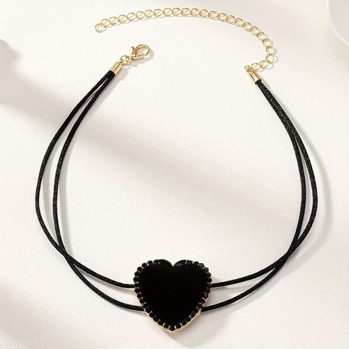 1 Pezzo San Valentino Veet Cuore Collana Gioielli per Donna Donna Donna Fas - Foto 4 di 4