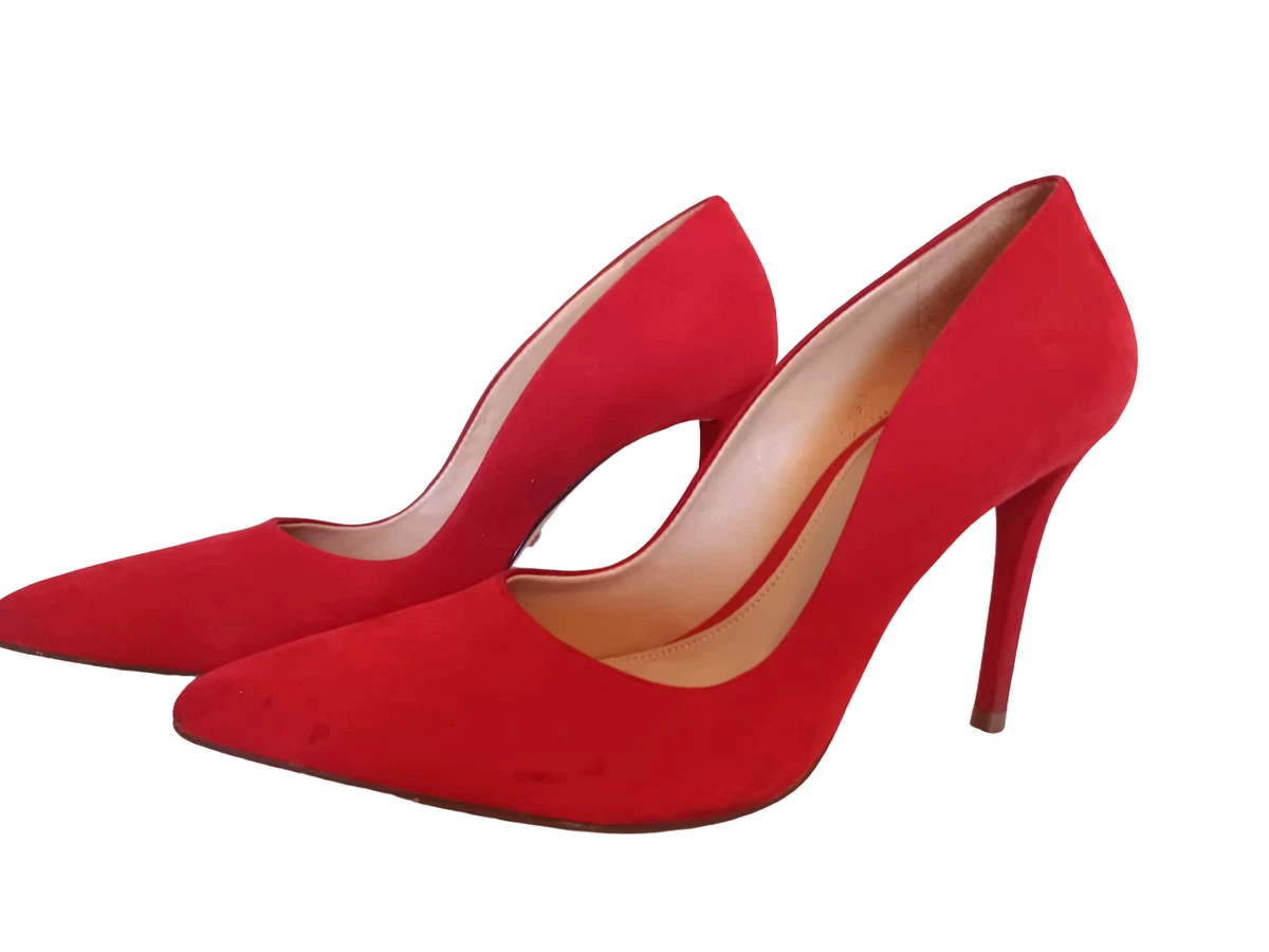 Red pumps size best sale 7