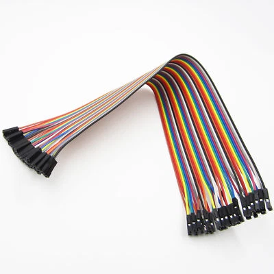 MARKENLOS Arduino Dupont kabel Shield 40pcs 30cm 2.54mm 1P-1P Female to Female ASS