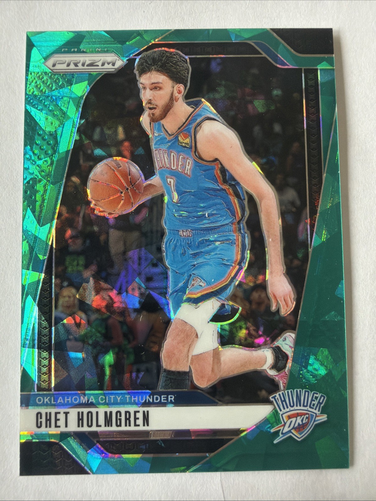2024-25 Panini Prizm - Chet Holmgren #17 Teal Ice Prizm /225