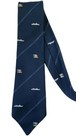 SS Canberra P&O Cruise Ship Tie Maritime Vintage Navy Made In England