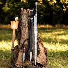 Aragorn Strider Ranger Sword Medieval Movie Premium Swords Hobbit bf W Scabbard