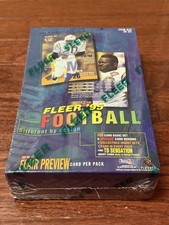 1995 Fleer Nfl Football Wax Box Unopened Sealed 36 Packs Vintage L29