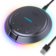 Gaming USB Microphone 5 Voice Change w/ Mute RGB for PC/Streaming US