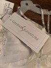 Galina Signature Wedding Dress Gown White Beads Tulle Davids Bridal SZ 4 Bag NWT — photo 6