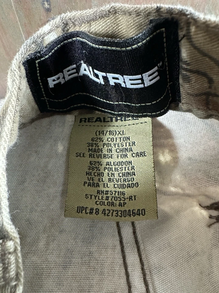 Realtree AP Camo Cargo Pants Youth XL (14/16) Hunting Fishing Real Tree Rn 57116 - Image 4 of 4