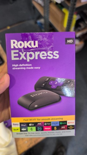 Roku Express 2023 HD Streaming Device With Remote WiFi-High-Speed HDMI Cable NEW - Picture 7 of 7