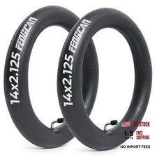 2-PCS 14x2.125 E-Bike Tubes with Bent Valve Stem 14 x 2.125 Electric Bicycle