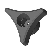 INNOVATIVE COMPONENTS GNH10HEX3P4---- Hand Knob,Through Hole, 5REG8