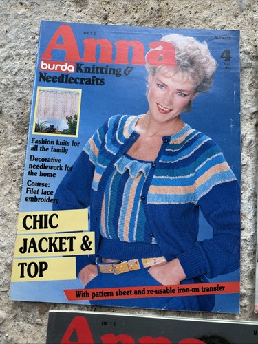 8 Anna Knitting & Needlecraft Magazines 1983 - Picture 2 of 9