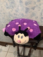 Pillow Pet Purple Ladybug Plush Stuffed Animal Regular Size