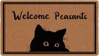 Welcome Peasants Cat Doormat 30x17 Inch, Funny Welcome Doormat for Indoor Out...