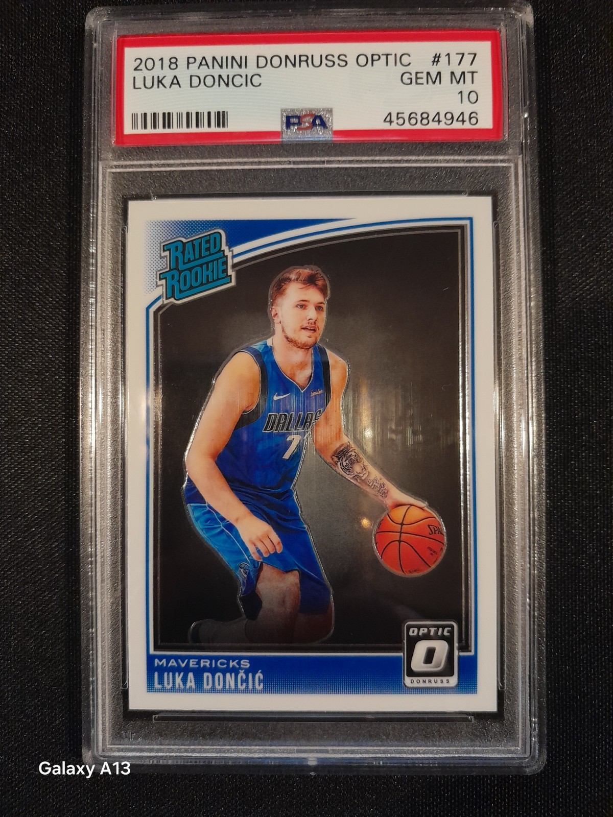 2018 Optic Luka Doncic #177 RC PSA 10