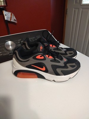 Size 8 - Nike Air Max 200 Thunder Grey Hot Punch