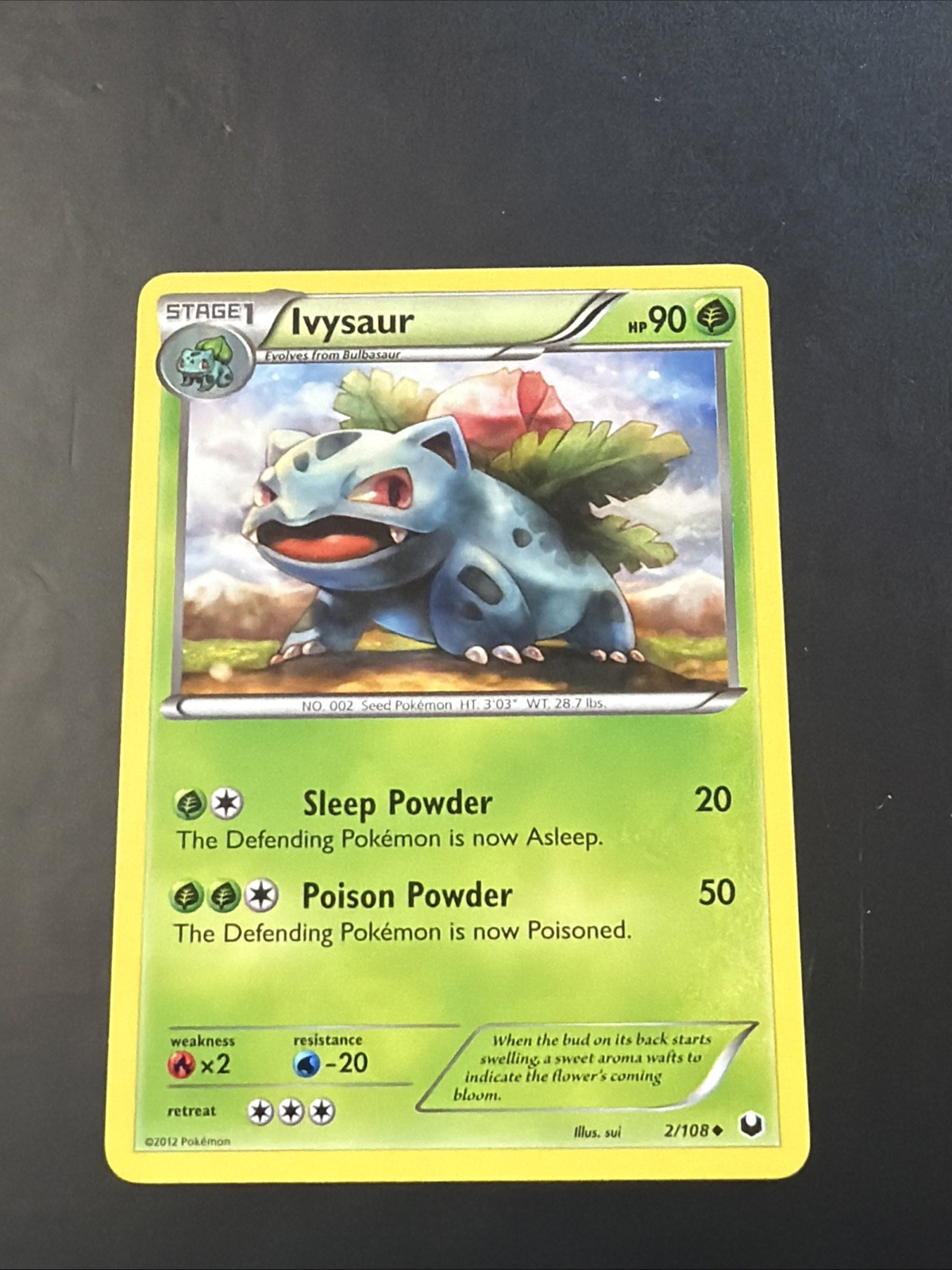 Ivysaur 2/108 Uncommon Dark Explorers Pokemon