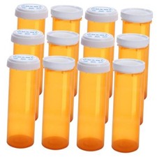 Plastic Empty Pill Bottles with Double Sided Use Child Resistant 60 Dram
