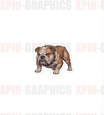 English Bulldog Vinyl Decal Sticker Puppy Dog Lover Barking Mad M