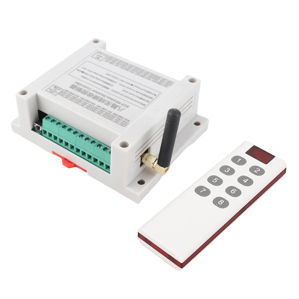 8 Channel Relay 8CH 10A DC 12V‑36V Lamp Control Radio Switch Relay Module Wi SAL - Bild 2 von 4