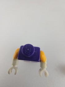 Incomplete Damaged Lego The Joker Smiling Figure Batman Movie Minifigure 70906 