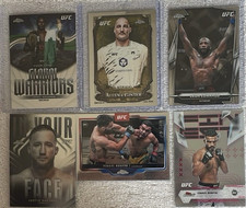 Topps 2026 Chrome UFC 6 Card Lot Adesanya Strickland Edwards Gaethje Bonfim