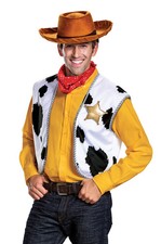 Brand New Disney Toy Story Cowboy Woody Deluxe Adult Costume Kit