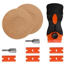 2PCS Car Rubber Eraser Wheel for Drill, Car Vinyl Decal Remover with Drill Flat