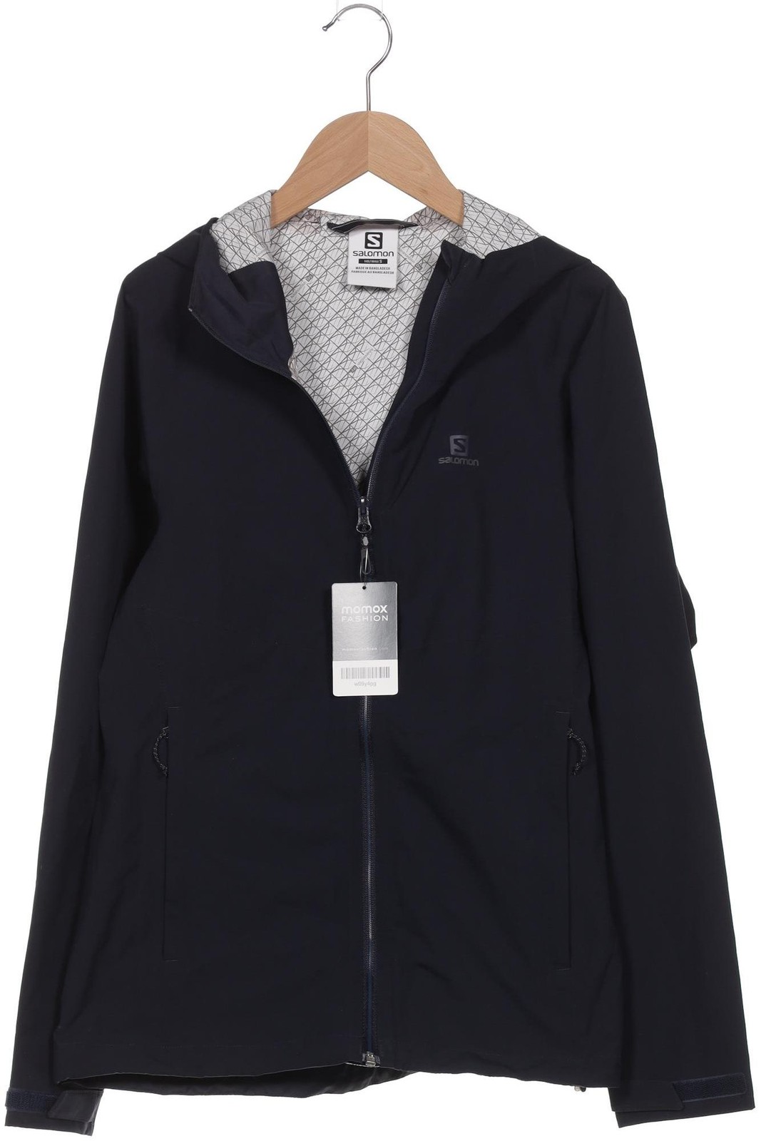 SALOMON giacca donna giacca anorak jacket cappotto corto taglia S blu navy #w09y4pg