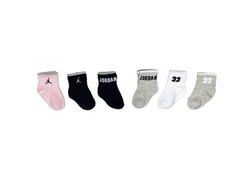 Nike Jordan Baby Girls Legacy Lightweight Ankle Socks 6 Pack 12-24 Months