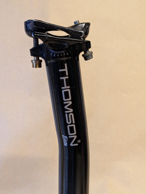 Thomson Elite Layback Seatpost 30.9mm x 367mm Black sku0239
