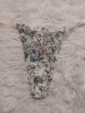 NWT VICTORIA SECRET The Lacie String Thong Panty Large 456 