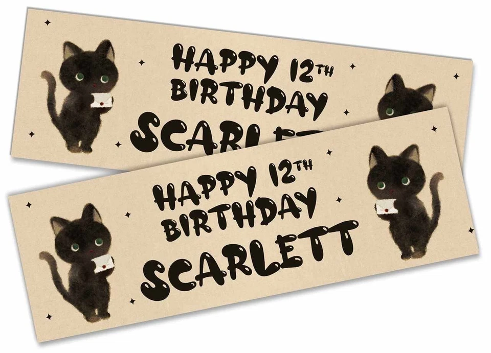 Banners de cumpleaños personalizados con diseño animal niños decoración de fiesta 36 Foto 3 de 4