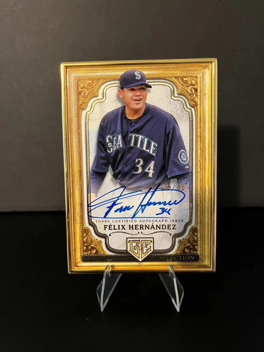 Felix Hernandez Autographed Baseball Sports Trading Cards 