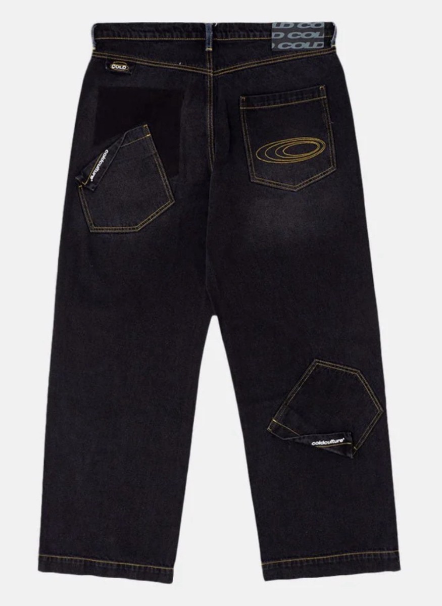 NWT~Cold Culture V1 Pocket KO Black Denim Jeans/Pants Large Made