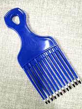 Vintage 1980s USA Patent 4345608 Hair Color Dip Pick Lift Comb Blue 7
