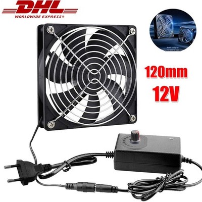 120mm PC Ventilator Gehäuselüfter Kühler Computergehäuse Kühlung Ventilator 230V