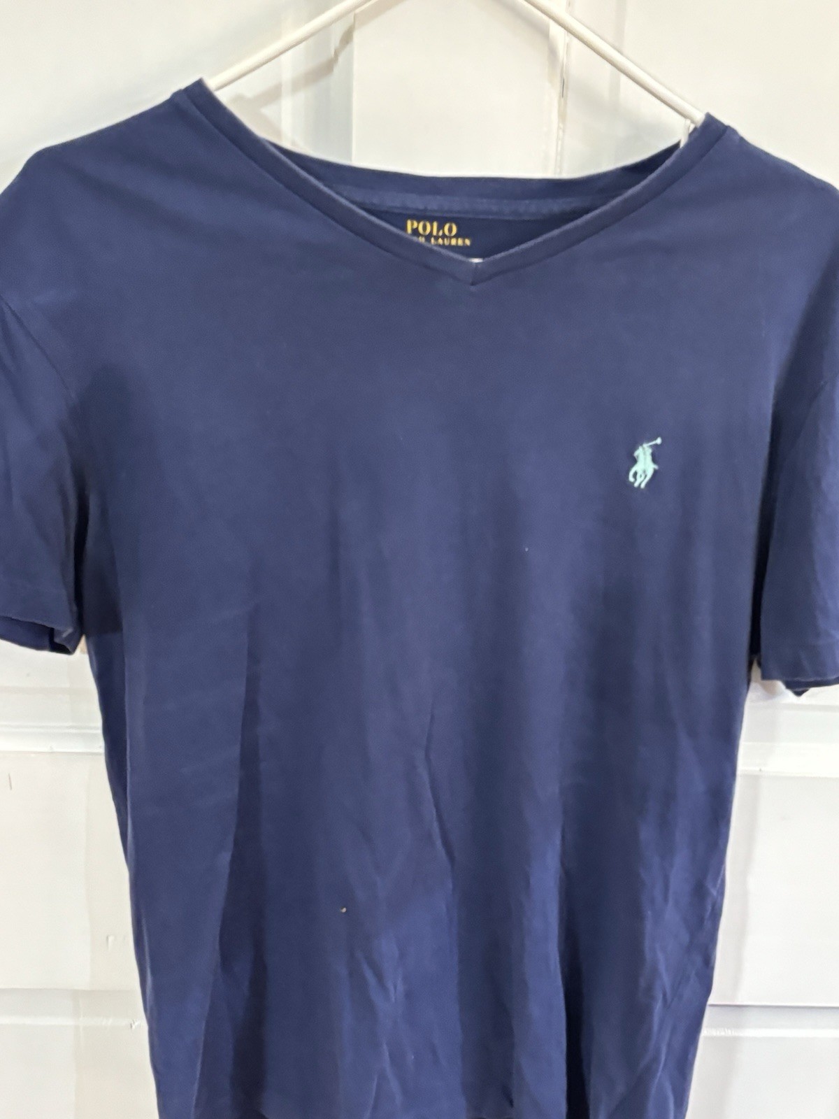 Ralph Lauren Polo Men's T-Shirt Classic Fit V-Neck 100% Cotton Size Small