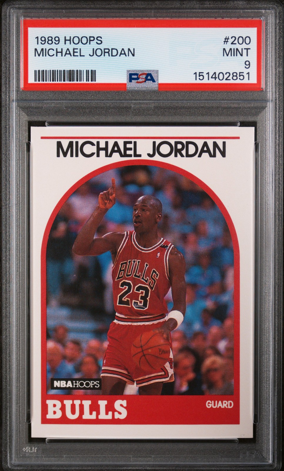 MICHAEL JORDAN 200 HOOPS PSA 9
