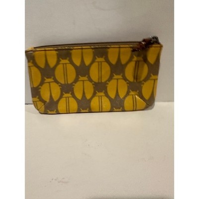 Fossil Women's Key Per Yellow Ladybug Zipper Makeup Pouch/Wallet Casual