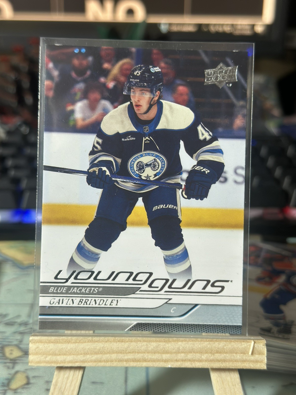 2024-25 Upper Deck Series 1 - Young Guns Gavin Brindley #207 (RC)