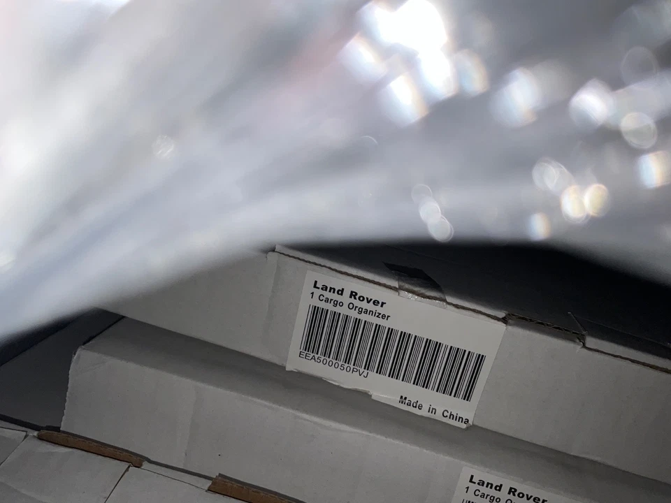 Organizador de carga dobrável Land Rover genuíno EEA500050PVJ FABRICANTE DE EQUIPAMENTO ORIGINAL NOVO na CAIXA - Imagem 3 de 3