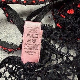 Agent Provocateur Jaccinta Bodysuit Black/Red Women Size 2