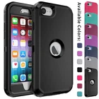 For iPhone SE 2nd / iPhone SE 3rd Shockproof Heavy Duty Rugged Hybrid Case Cover