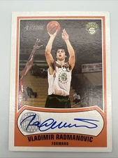 2001-02 Topps Heritage Auto Vladimir Radmanovic #HA-VR Rookie Auto Sonics