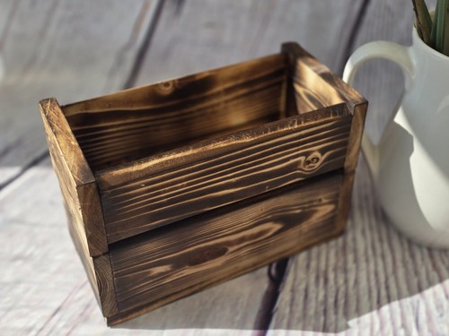 Pallet Wood Home Windowsill Garden Planter Handmade Garden Box for Herbs Flowers - Picture 6 of 8