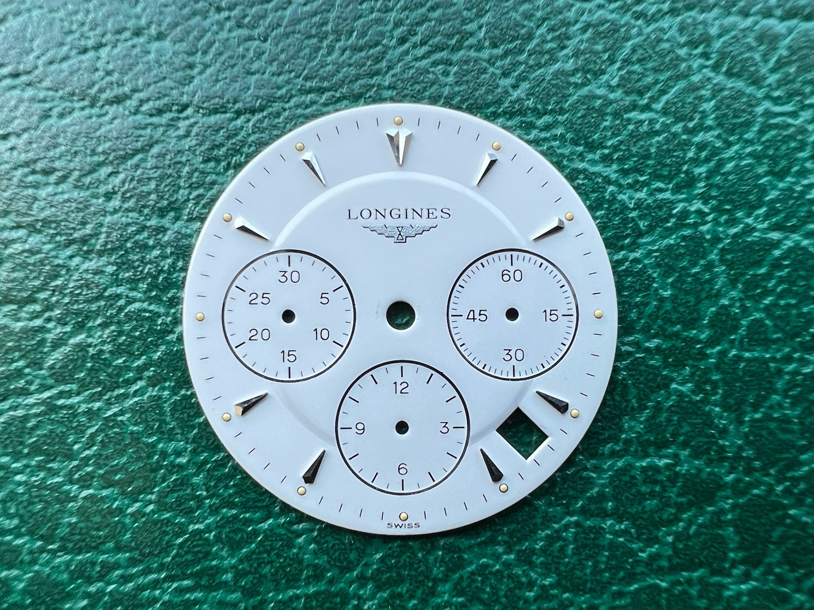 Authentic LONGINES Flagship Chronograph White DIA… - image 1